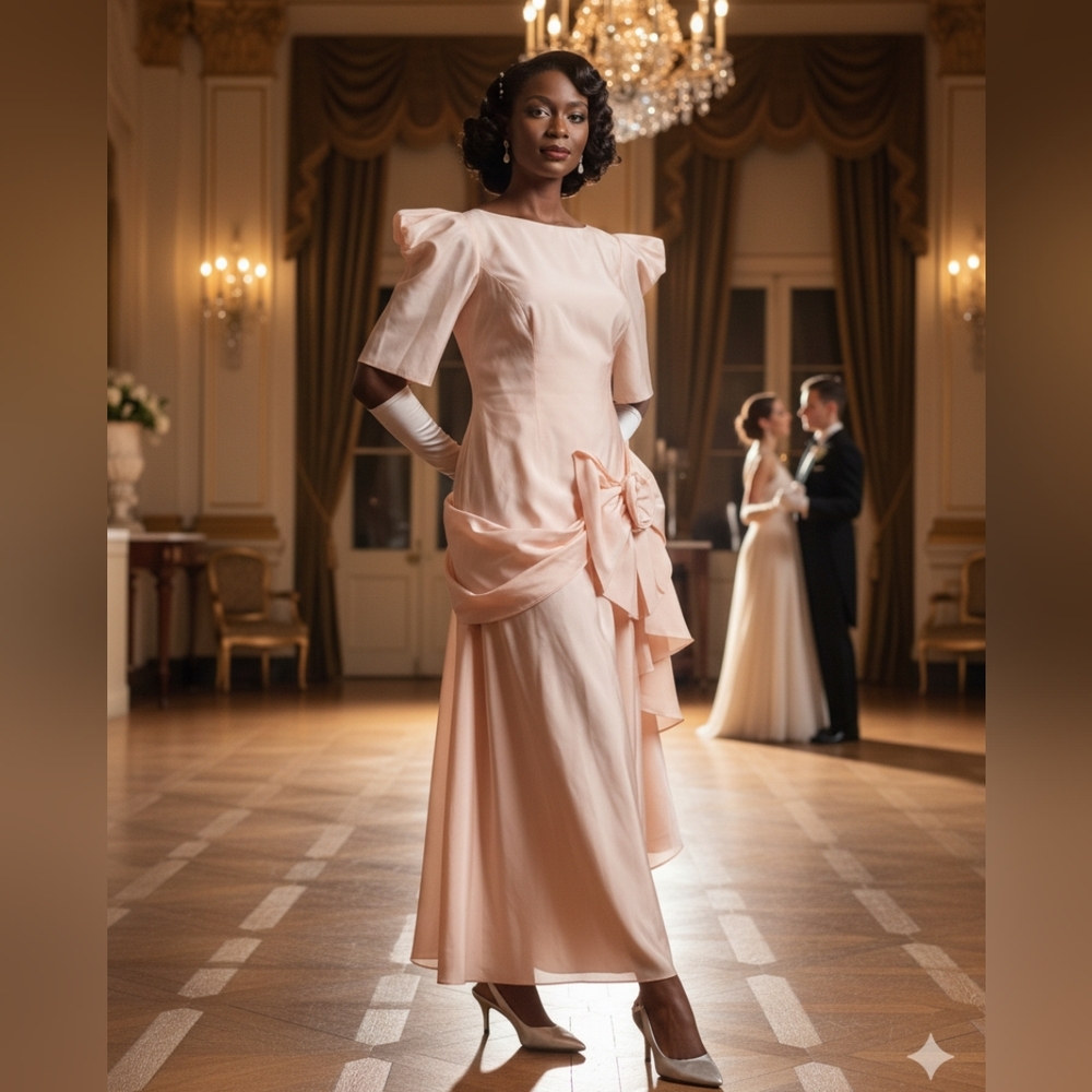 DANCE ALLURE VINTAGE ILGWU‎ UNION MADE DRESS